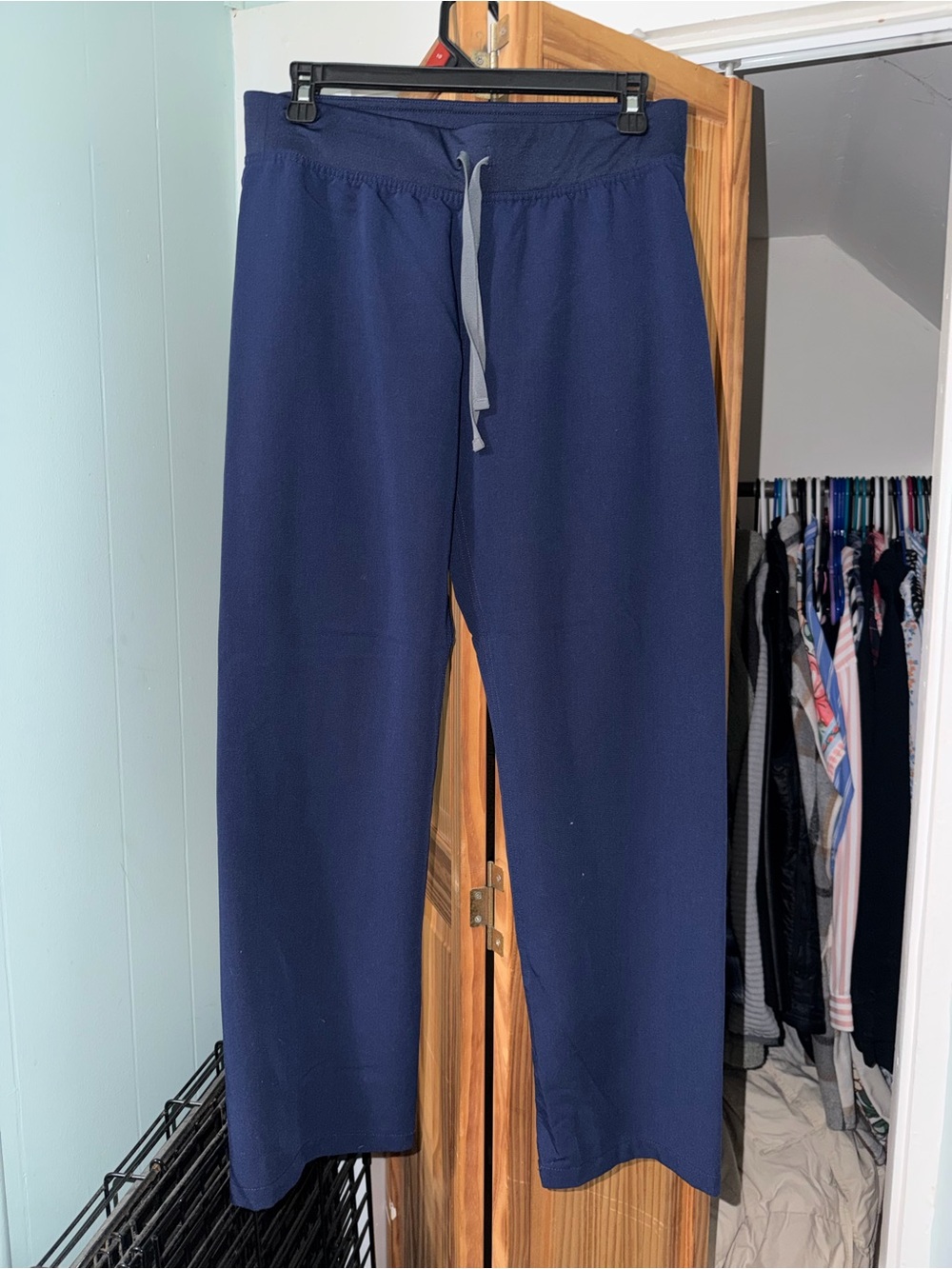 Figs Women's Navy Drawstring scrubs